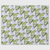 谷の花のユリ ラッピングペーパー (フラット)