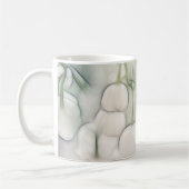 谷の花の花束のユリ コーヒーマグカップ (左)