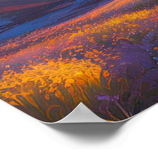 谷の輝き ポスター (角)