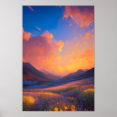 谷の輝き ポスター (正面)