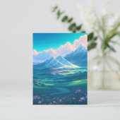 谷の魅力を発見するチャーム ポストカード (スタンド正面)