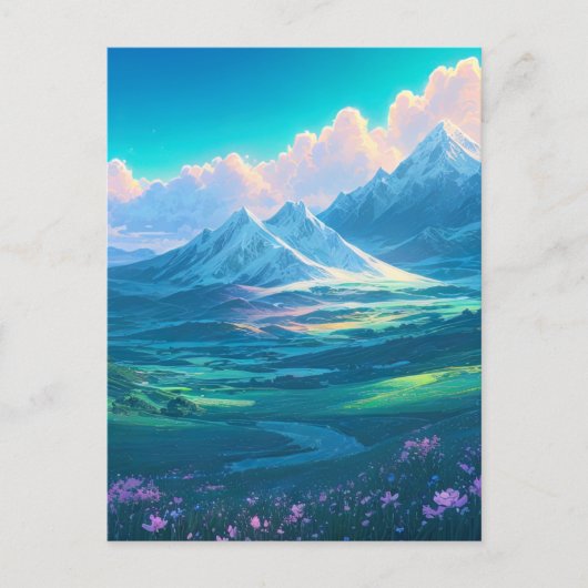 谷の魅力を発見するチャーム ポストカード (正面)