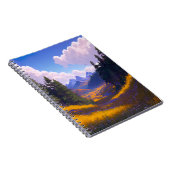 谷の魅惑的な美しい ノートブック (右側)