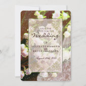 谷の~の結婚式招待状のコレクションのユリ セーブザデート (正面)