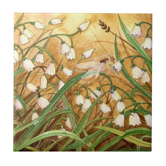 "谷のLilly"のタイル タイル (正面)