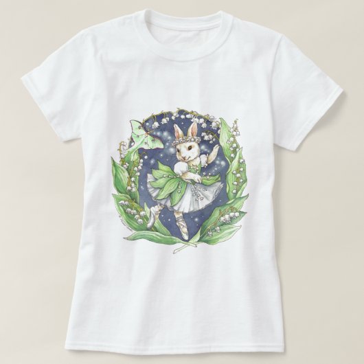 谷のTシャツのユリ Tシャツ (デザイン正面)