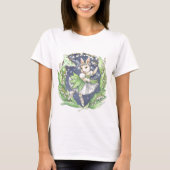 谷のTシャツのユリ Tシャツ (正面)