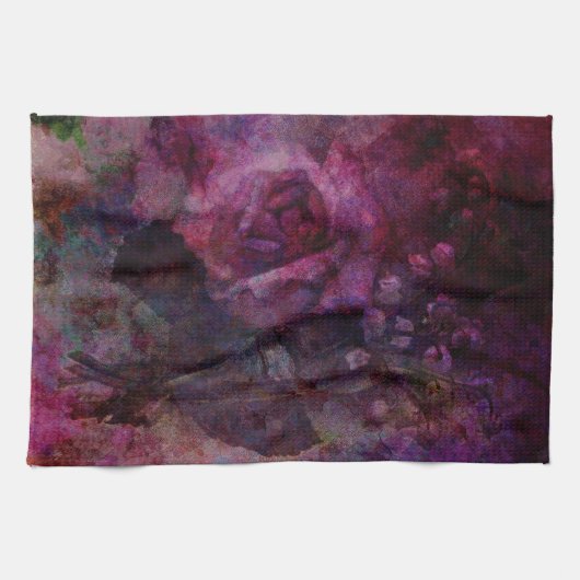 谷は上がりました キッチンタオル (横)