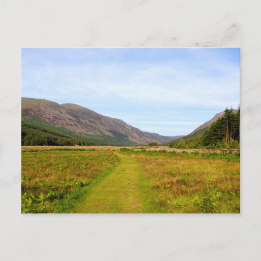 谷への散歩 ポストカード (正面)