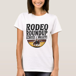 谷を横切るRodeo丸めエコー Tシャツ