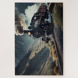 谷を素晴らし通る蒸気列車旅行 ジグソーパズル