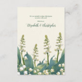 谷エレガントのフローラのリリ結婚ー エンクロージャーカード (裏面)