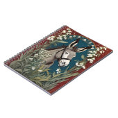 谷エレガントの花のロバとユリ ノートブック (左側)