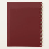 谷エレガントの花のロバとユリ プランナー手帳 (裏面)