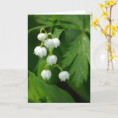 谷カードのユリ カード (黄色い花)