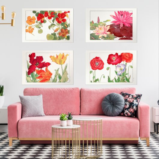 谷上好楠 ヴィンテージ フラワー コレクション (リビング)