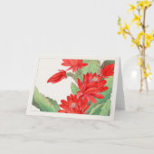 谷上寬南のイースターカクタス カード (黄色い花)