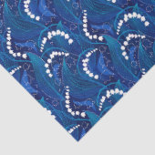 谷図解入りの、写真付きのの切り離しのブルーリリー 薄葉紙 (詳細)