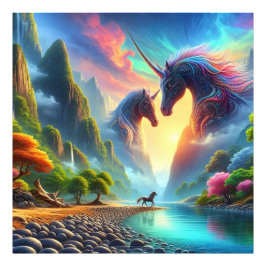 谷威厳のあるでのカラフル出会いエレガント- フォトプリント