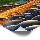 谷威厳のあるでのカラフル出会いエレガント- ポスター (コーナー)