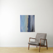 谷威厳のあるに霧が立つ山トリグラフ タペストリー (インサイチュ)