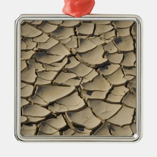 谷底の割れ土層 メタルオーナメント (正面)