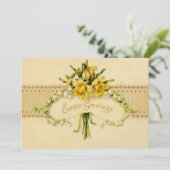 谷復活祭の水仙のユリ 招待状 (スタンド正面)