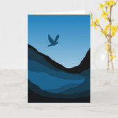 谷空白のの同情カード カード (黄色い花)