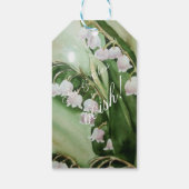 谷花のユリモノグラムの ギフトタグ (裏面)