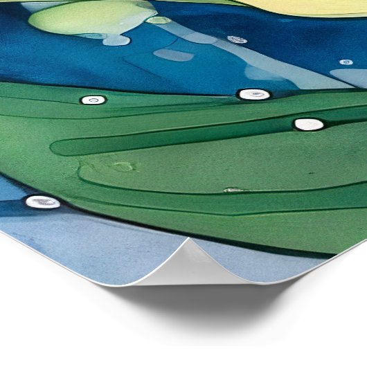 谷花のユリ ポスター (角)