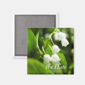 谷花のユリ マグネット (正面/裏面)