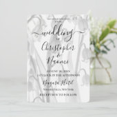 谷花の独自のB&W X線リリーを作成 招待状 (スタンド正面)