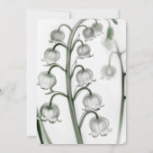 谷花の独自のX線リリーを作成 招待状 (裏面)