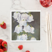 谷花モノグラムパーティーのユリ スタンダードランチョンナプキン (インサイチュ)