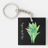 谷野花のユリ キーホルダー (正面)