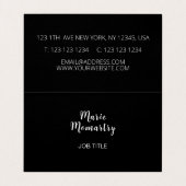 谷野花のユリ 名刺 (内部フラット)