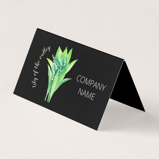 谷野花のユリ 名刺 (正面)