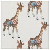 谷間のエコーのキリン ファブリック (クローズアップ)