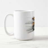 谷間のグラントのサケはマグを飛ばします コーヒーマグカップ (左)