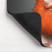 谷間ハンソンによる"ボウリングをする人、クリケットの投手ひげ"のマウスパッド マウスパッド (コーナー)