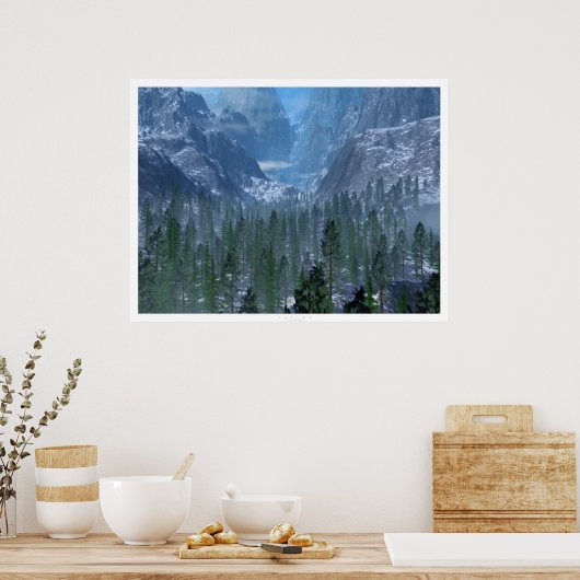 谷 ポスター (キッチン)