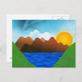 谷 ポストカード (正面/裏面)