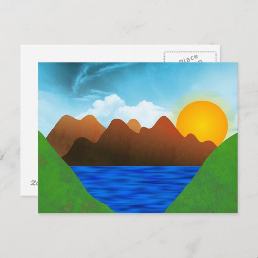 谷 ポストカード (正面/裏面)