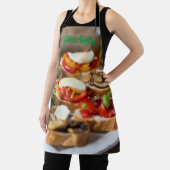 豆とアルグラのブリュケッタ地方 エプロン (インサイチュ)