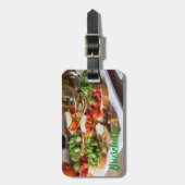 豆とアルグラのブリュケッタ地方 ラゲッジタグ (正面縦)