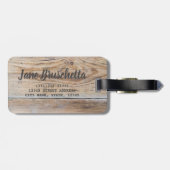 豆とアルグラのブリュケッタ地方 ラゲッジタグ (裏面横)