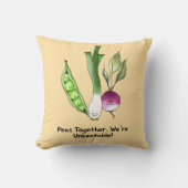 豆とベジフレンズ最高のファン クッション (正面)