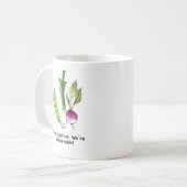 豆とベジフレンズ最高のファン コーヒーマグカップ (正面左)