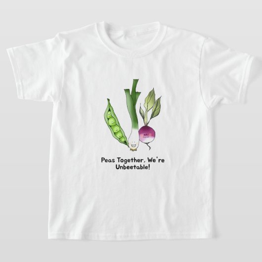 豆とベジフレンズ最高のファン Tシャツ (レイダウン)