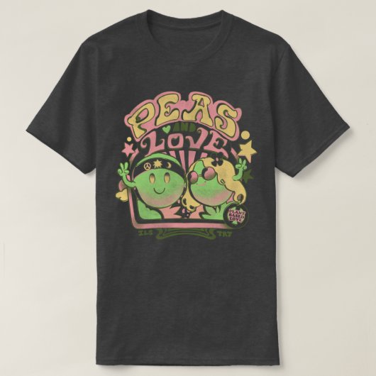 豆と愛 Tシャツ (デザイン正面)